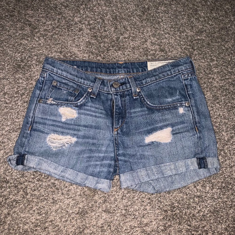Rag & Bone Boyfriend Denim Shorts